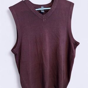 Dockers Burgundy Red Sweater Vest